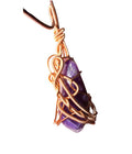 Handmade Copper Coiled Wrapped Necklace